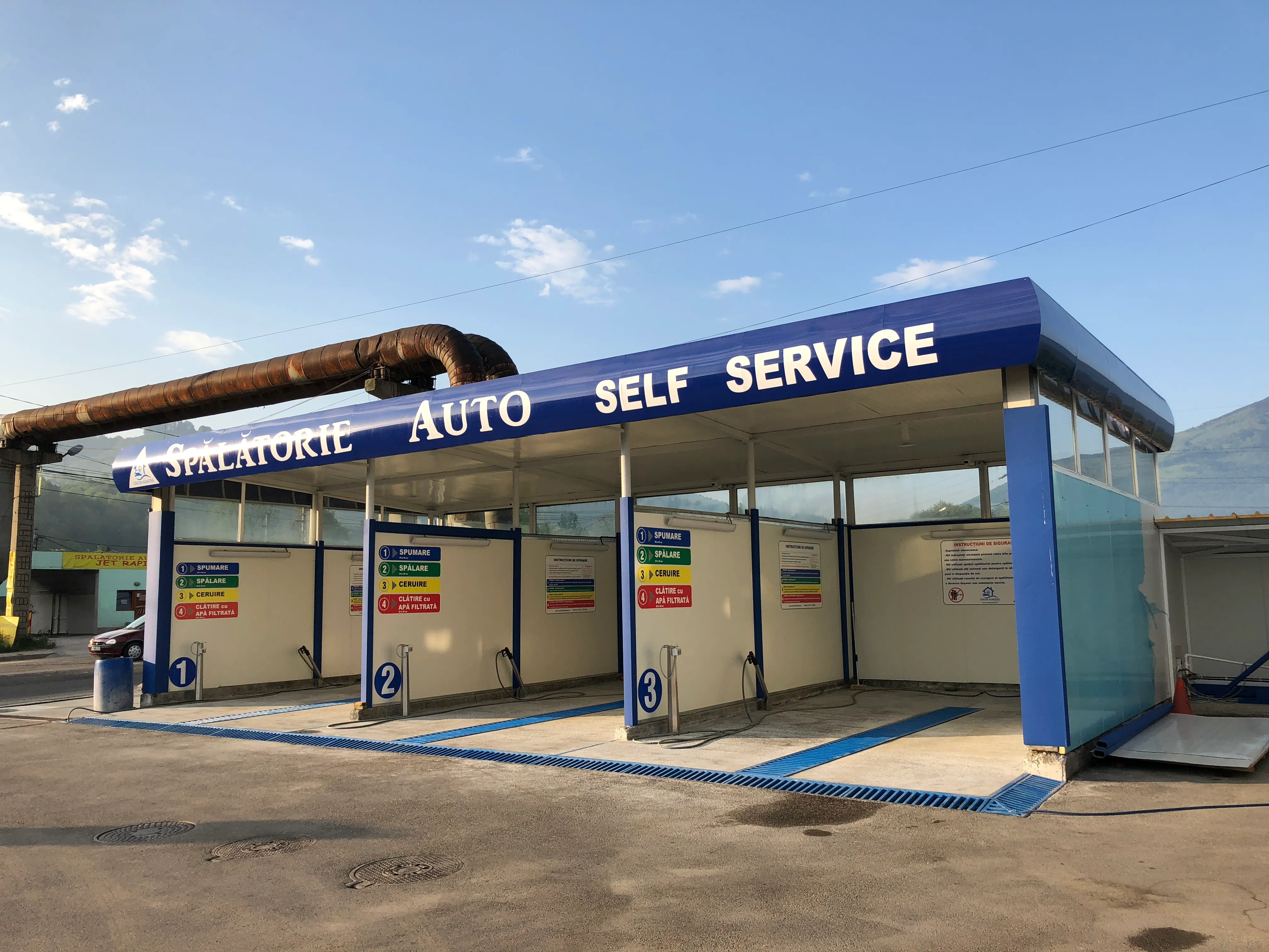 Poza cu spalatoria selfwash Casuta Albastra Petrosani